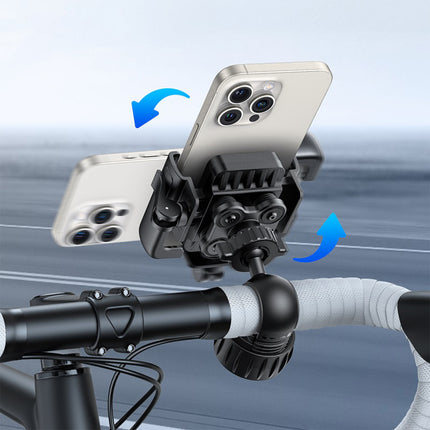 BASEUS GoTrip phone holder for a bicycle, scooter, scooter, mounted on the handlebar - black – image 11