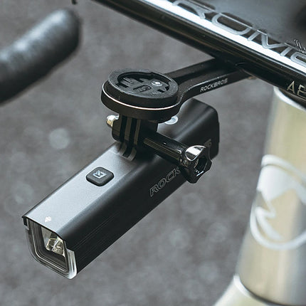 ROCKBROS Front bicycle light 5000mAh 1500lm IPX6 Garmin and GoPro mount - black – image 5