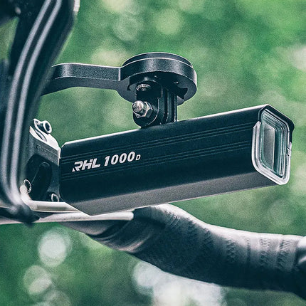 ROCKBROS Front bicycle light 5000mAh 1500lm IPX6 Garmin and GoPro mount - black – image 6