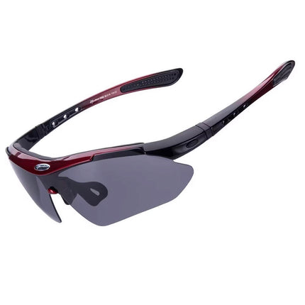 ROCKBROS Polarized cycling glasses 10001 - SET black and red – image 2