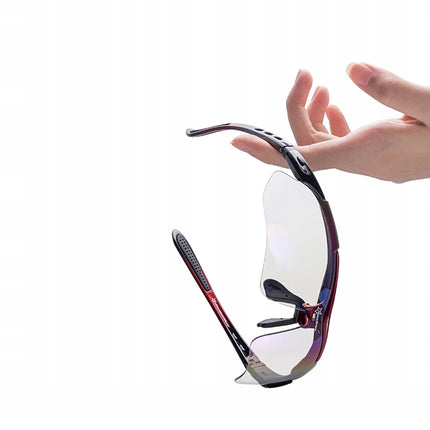 ROCKBROS Polarized cycling glasses 10001 - SET black and red – image 5