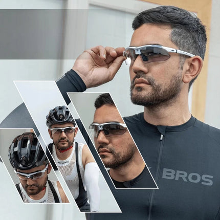 ROCKBROS Polarized cycling glasses 10002 - SET - white – image 4