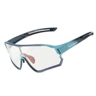 ROCKBROS Polarized cycling glasses for children 8-14 years old UV400 - blue