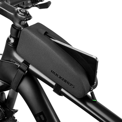 ROCKBROS Waterproof frame-mounted bicycle bag 1.5l AS-019 - black – image 7