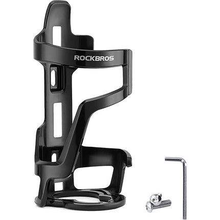 ROCKBROS Bicycle bottle holder, water bottle with neck down - black