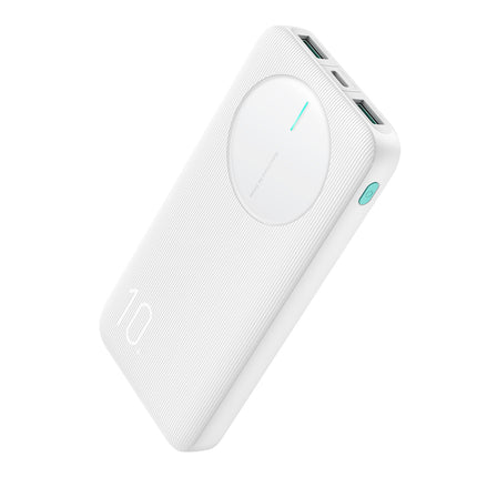 JOYROOM Powerbank JR-PBF12 10000mAh 2.4A 2x USB-A 1x USB-C - white