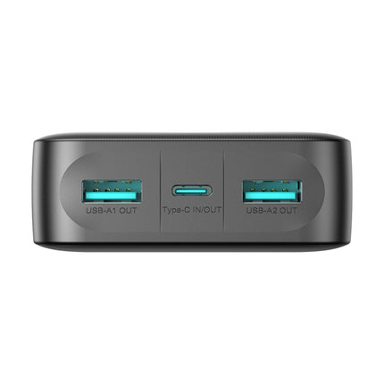 JOYROOM Powerbank JR-PBF14 20000mAh 2.4A 2x USB-A 1x USB-C - black – image 5