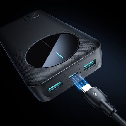 JOYROOM Powerbank JR-PBF14 20000mAh 2.4A 2x USB-A 1x USB-C - black – image 8