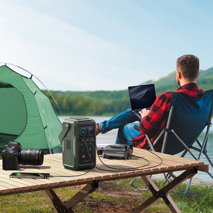 JOYROOM Tourist powerbank 75000mAh 100W USB-C USB-A SOS signal light - green – image 8