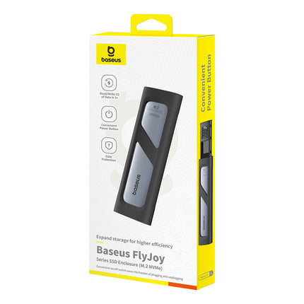 BASEUS FlyJoy M.2 NVMe 10 Gb/s UASP TRIM SSD drive bay up to 8 TB - gray – image 7
