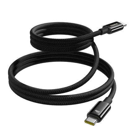 BASEUS Tungsten Gold cable with magnetic organizer USB-C 100W 1m - black – image 2
