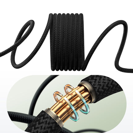 BASEUS Tungsten Gold cable with magnetic organizer USB-C 100W 1m - black – image 7