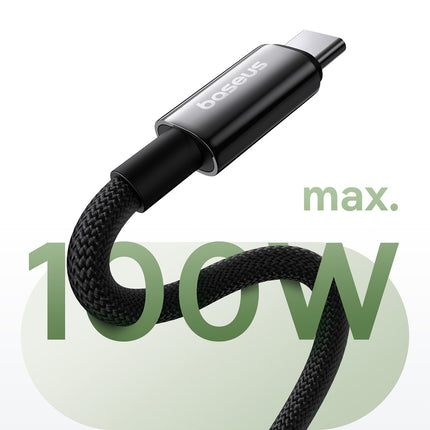 BASEUS Tungsten Gold cable with magnetic organizer USB-C 100W 1m - black – image 8