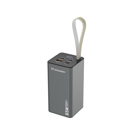 WOZINSKY Powerbank K65+ 65W 30000mAh 2x USB-C 1x USB-A 65W - black – image 3