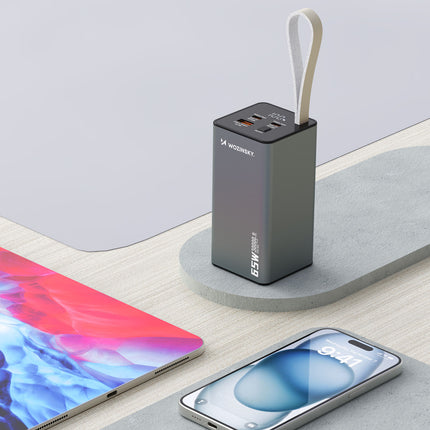 WOZINSKY Powerbank K65+ 65W 30000mAh 2x USB-C 1x USB-A 65W - black – image 7