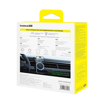 BASEUS MagPro II car phone holder with MagSafe for dashboard - black – image 7