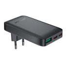 ACEFAST Flat 65W GaN 2 USB-C USB-A ultra-thin wall charger - black