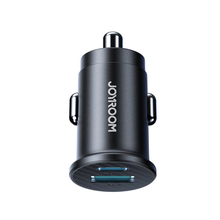 JOYROOM Mini 15W USB-A USB-C car charger - black – image 5