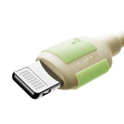 JOYROOM USB-A - iPhone Lightning cable with fluorescent tip, 1.2 m - beige – image 6
