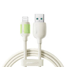 JOYROOM USB-A - iPhone Lightning cable with fluorescent tip 3A 2m - beige