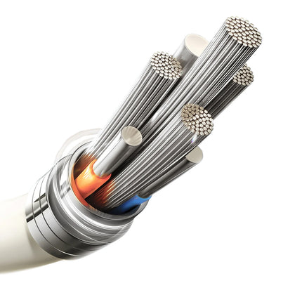 JOYROOM USB-A - iPhone Lightning cable with fluorescent tip 3A 2m - beige – image 4