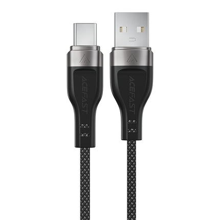 ACEFAST USB-A - USB-C 3A cable with magnetic organizer 1.2m - black