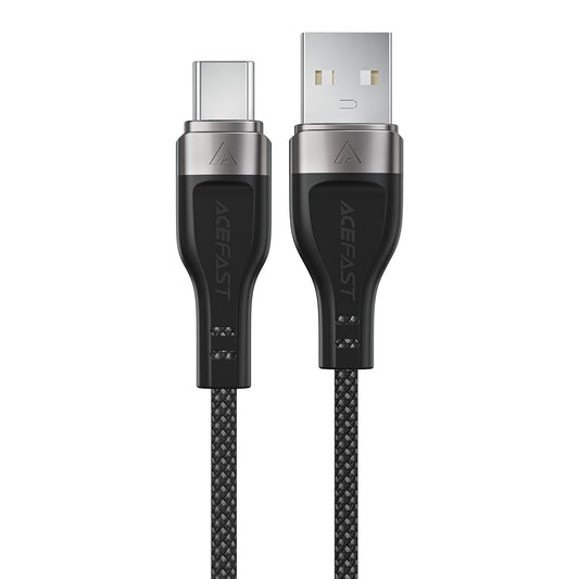 ACEFAST USB-A - USB-C 3A cable with magnetic organizer 1.2m - black