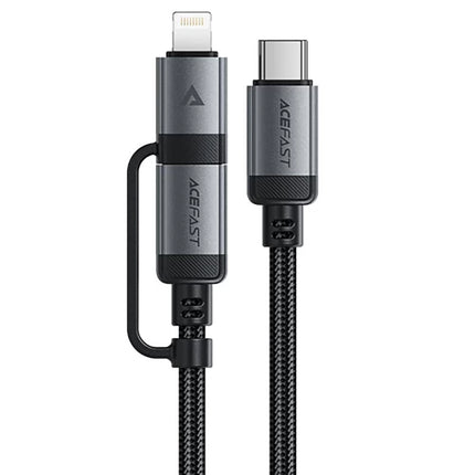 ACEFAST USB-C - USB-C / Lightning cable 60W 480Mb/s 3A 1.2m - black