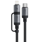 ACEFAST USB-C - USB-C / Lightning cable 60W 480Mb/s 3A 1.2m - black