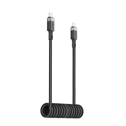 ACEFAST Spiral cable USB-A - USB-C 480Mb/s 3A 1.2m - black – image 10