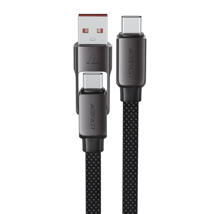 ACEFAST Cable USB-C - USB-A / USB-C 480Mb/s 3A 1.2m - black