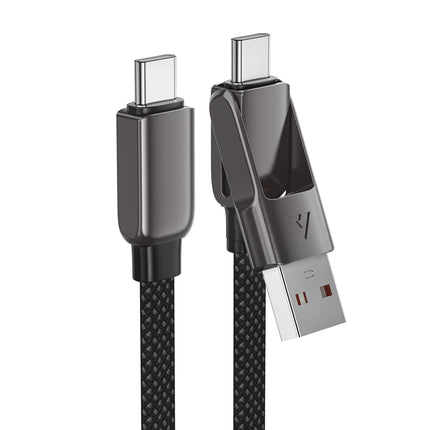 ACEFAST Cable USB-C - USB-A / USB-C 480Mb/s 3A 1.2m - black – image 4
