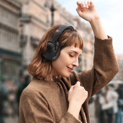 ACEFAST H4 ANC wireless Bluetooth 5.3 IPX4 over-ear headphones - black – image 5