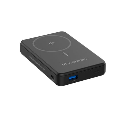 WOZINSKY Qi2 10000mAh Magnetic Powerbank with USB-A USB-C Stand 22.5W PD - Black – image 3