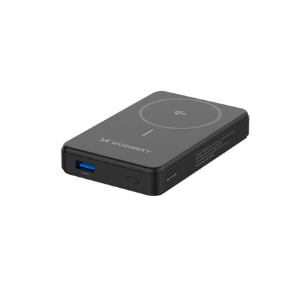 WOZINSKY Qi2 10000mAh Magnetic Powerbank with USB-A USB-C Stand 22.5W PD - Black – image 4