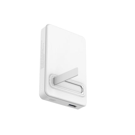 WOZINSKY Qi2 10000mAh Magnetic Powerbank with USB-A USB-C Stand 22.5W PD - White – image 7