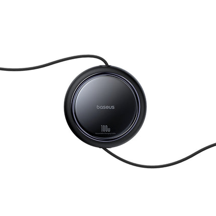 BASEUS Cable retractable USB-C - 2 x USB-C Bright Mirror Series 100W 1m - black – image 4