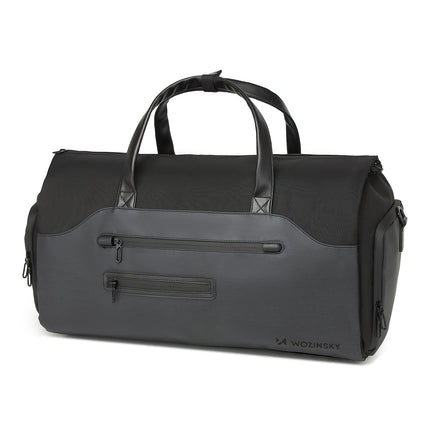 WOZINSKY Premium travel bag for suit and shoes with a pocket for wet items, 50l - black – image 2
