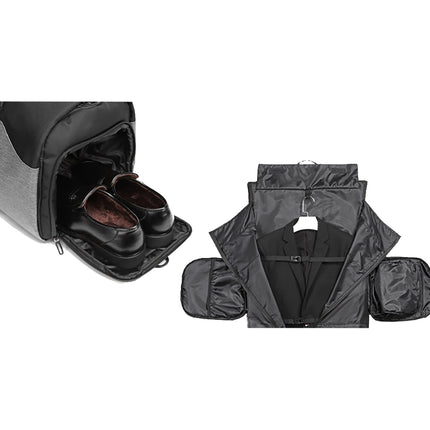 WOZINSKY Premium travel bag for suit and shoes with a pocket for wet items, 50l - black – image 6
