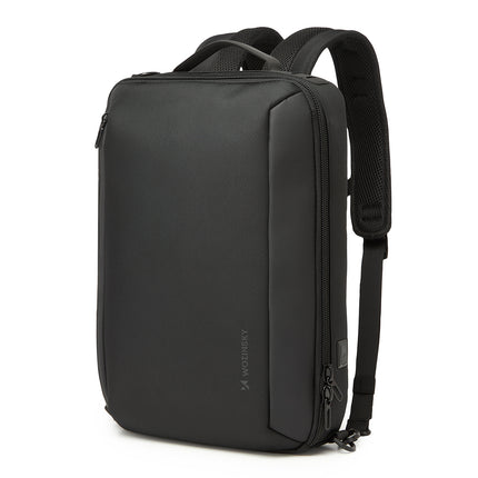 WOZINSKY Premium backpack bag for 15.6'' laptop with USB strap 42x8x28cm - black