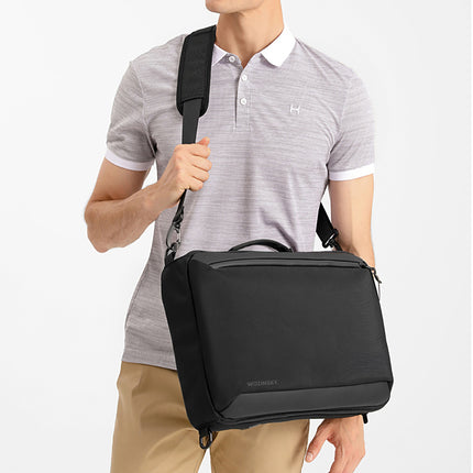 WOZINSKY Premium backpack bag for 15.6'' laptop with USB strap 42x8x28cm - black – image 10