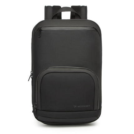 WOZINSKY Premium backpack for a 15.6'' laptop, waterproof, 42x11x30 cm - black – image 2