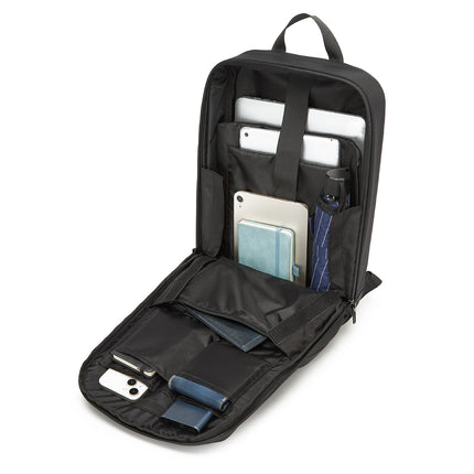 WOZINSKY Premium backpack for a 15.6'' laptop, waterproof, 42x11x30 cm - black – image 5