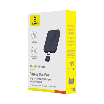 BASEUS Magnetic inductive charger for Apple Watch MagPro 2.5W - black – image 11
