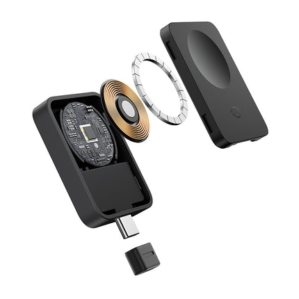 BASEUS Magnetic inductive charger for Apple Watch MagPro 2.5W - black – image 5