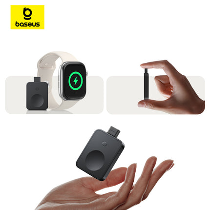 BASEUS Magnetic inductive charger for Apple Watch MagPro 2.5W - black – image 8