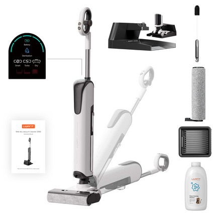 UWANT UWANT D100 17000Pa vertical vacuum cleaner with mopping function and charging station - white – image 2