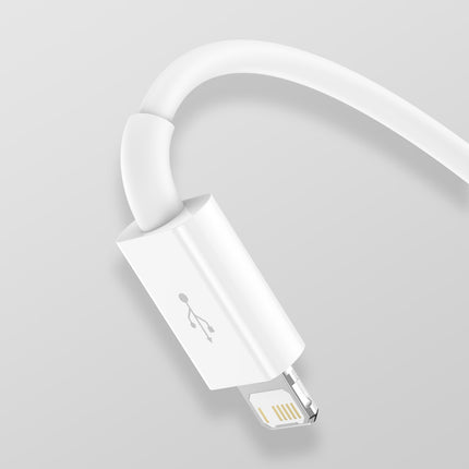 BASEUS 3in1 Cable Superior Series USB-A - USB-C / iPhone Lightning / micro USB 3.5A 0.5m - white – image 8
