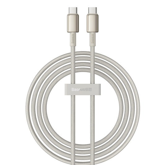 BASEUS Tungsten Gold USB-C cable 100W 2m - gold