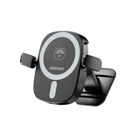 DUDAO Car phone holder with inductive charger for cockpit grille 15W - black